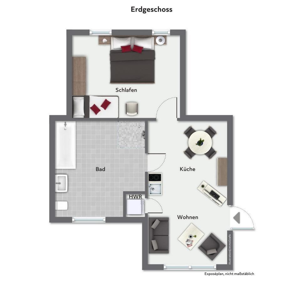 Poststrasse 32A Wohnung 01 Кюлунгсборн Экстерьер фото